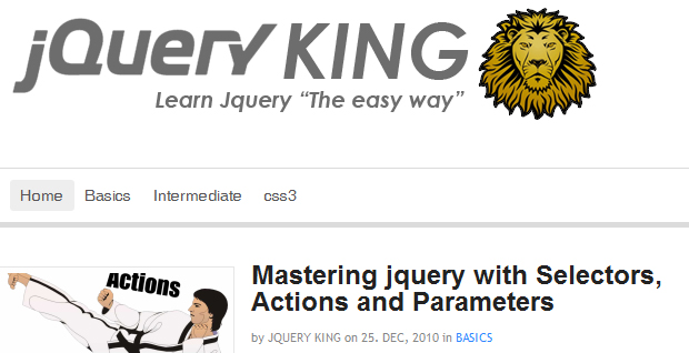 jquery king