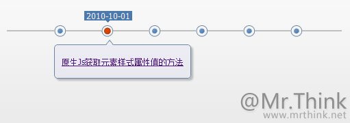 原生Js实现按数据源均分时间点幻灯效果