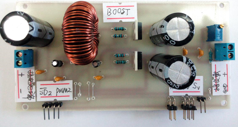 BOOST电路实物图